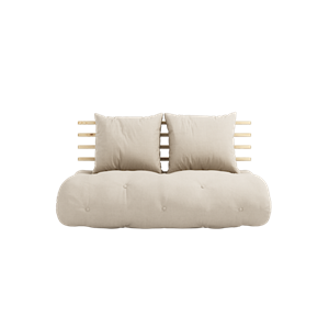 Canapé Shin Sano avec Matelas Karup Design Beige/ Laqué Transparent