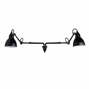 Lampe Gras N203 Applique murale Double
