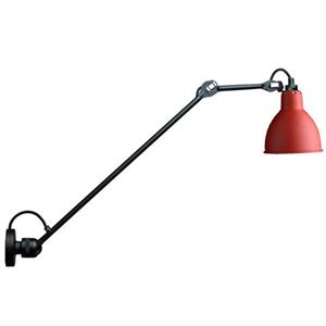 Lampe Gras N304 L60 Applique Murale Noir Mat et Rouge Hardwired