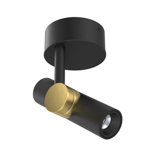 Applique Murale Linea Light Goose Ø14 Noir/ Or