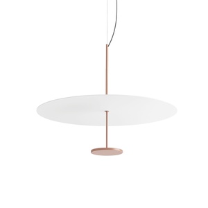 Suspension Linea Light Stilo_P Ø74 Beige Rouge