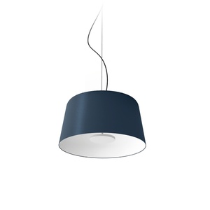 Suspension Linea Light Delfi_P Ø45 Acier Bleu