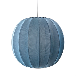Made By Hand Knit-Wit Round Suspension Blue Stone Ø60