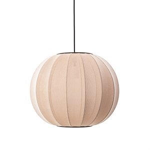 Made By Hand Knit-Wit Round Suspension Sand Stone Ø45