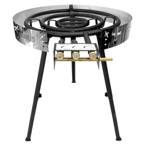Brûleur à gaz Mareld à 2 feux 78 cm Noir