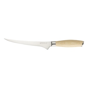 Couteau à Fileter Flexible Japonais Mareld Akio 19 cm Bois Clair