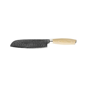 Couteau Santoku Japonais Mareld Akio en Bois D'olivier 18 cm