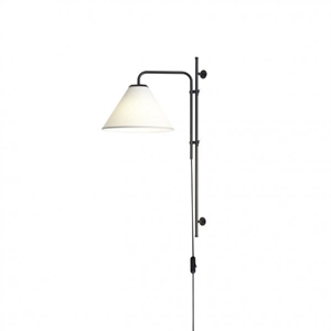 Marset Funiculí Applique Murale Fabric Noir-Blanc