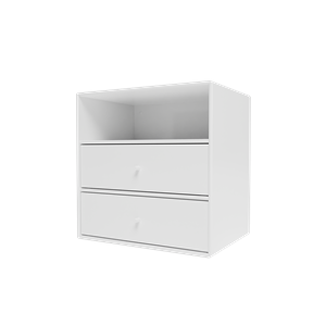 Montana Mini 1006 Bibliothèque avec 2 Tiroirs Nouveau Blanc