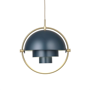 GUBI Multi-Lite Suspension Grand Laiton et Midnight Blue - Limited Edition