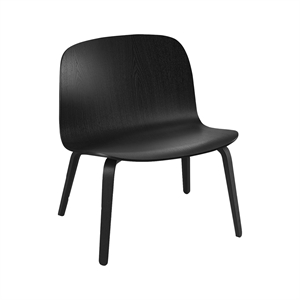 Muuto Visu Fauteuil M. Base En Bois Noir