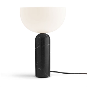 NEW WORKS Kizu Lampe à Poser Marbre Noir Grand
