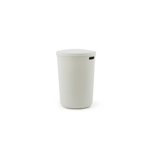 Panier à Linge en Peau Normann Copenhagen Crème