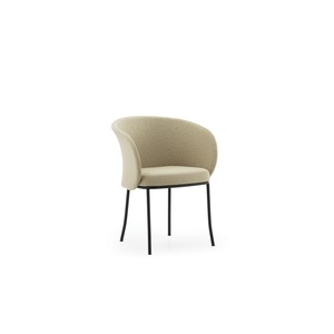 Chaise de Salle à Manger en Tricot Normann Copenhagen Noir/ Sable