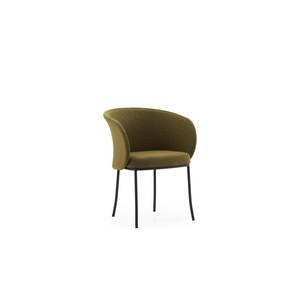 Chaise de Salle à Manger en Tricot Normann Copenhagen Noir/olive