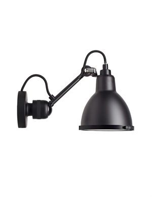 Lampe Gras N304 Noir Salle de Bain Applique Murale Mat