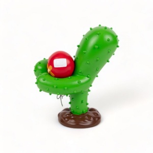 Seletti Love Hurts You Accessoires Décoratifs en Édition Limitée Vert/ Rouge/ Brun