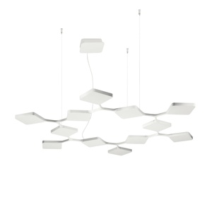 Suspension Quad Circle Blanc Stilnovo