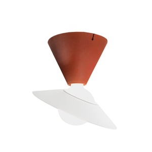 Stilnovo Fante Plafonnier Rouge