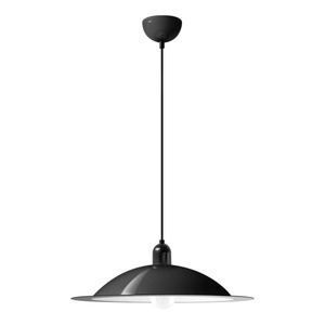 Suspension Stilnovo Lampiatta, Grand, Blanc/ Noir