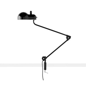 Stilnovo Topo Morsetto Lampe à Poser Noir