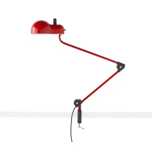 Lampe à Poser Stilnovo Topo Morsetto Rouge