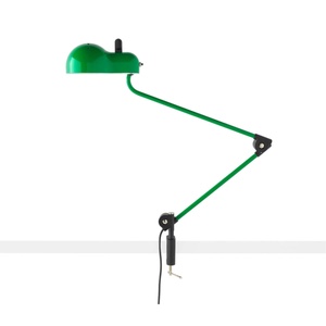 Stilnovo Topo Morsetto Lampe à Poser Vert