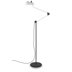 Stilnovo Topo Piantana Lampadaire Blanc