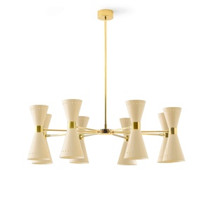 Stilnovo Megafono Suspension 16 Or/Ivoire