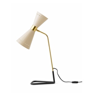 Stilnovo Megafono Lampe à Poser 2 Or/Ivoire