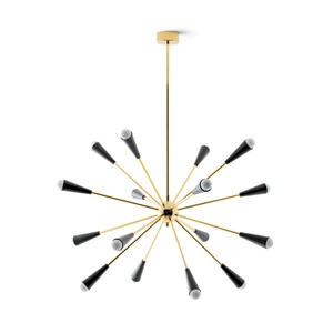 Suspension Stilnovo Spoutnik 16 Or/ Noir