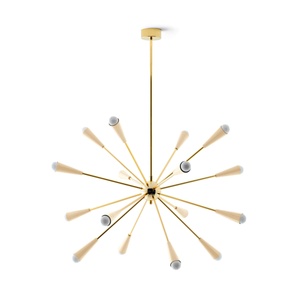 Suspension Stilnovo Spoutnik 16 Or/Ivoire