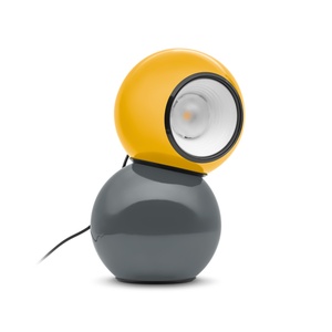 Stilnovo Gravitino Lampe à Poser Gris/ Jaune