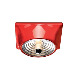 Applique Murale Stilnovo Goletta Rouge Brillant/ Transparent