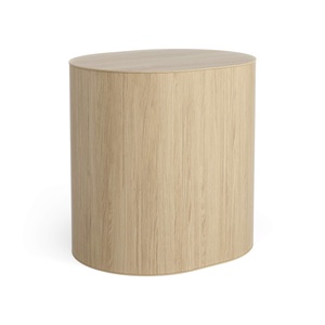 Table d'appoint suédoise en rondins de chêne H49