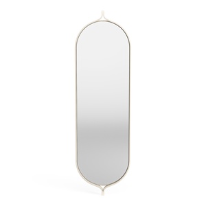 Miroir Virgule Suédois H135 Blanc