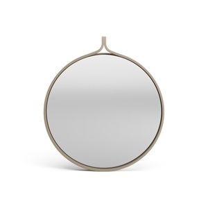 Miroir Suédois Virgule Ø52 Noix de Muscade