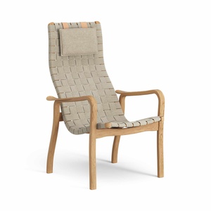 Fauteuil Swedese Primo Chêne huilé haut/Naturel