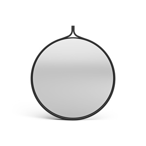 Miroir virgule suédois Ø52 Noir