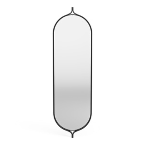 Miroir Virgule Suédois H135 Noir