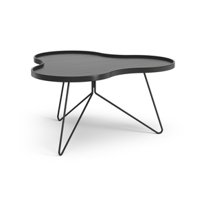 Table basse Swedese Flower Mono 90x84 Noir