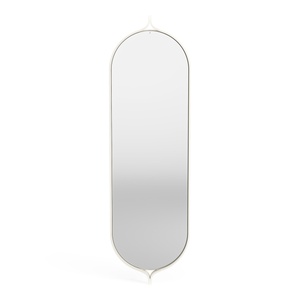 Miroir virgule suédois H135 blanc doux
