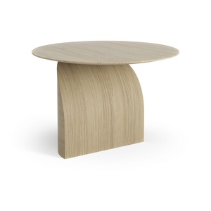 Table basse suédoise Savoa Ø64 en chêne naturel