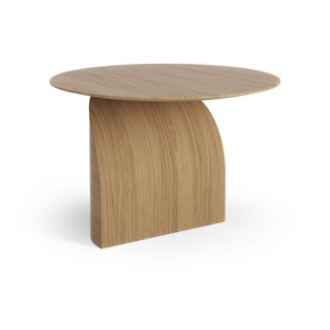 Table basse suédoise Savoa Ø64 en chêne huilé