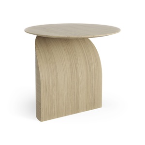 Table basse suédoise Savoa Ø54 en chêne naturel