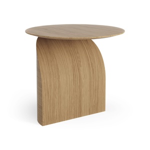 Table basse suédoise Savoa Ø54 en chêne huilé