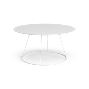 Table basse Swedese Breeze Ø80 Blanc