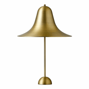 Verner Panton Pantop Bordlampe Messing Stor