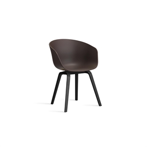 Chaise de Salle à Manger HAY AAC22 Noir/ Raisin