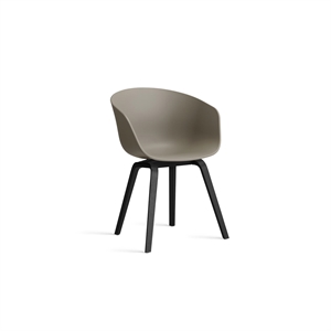 Chaise de Salle à Manger HAY AAC22 Noir/Kaki